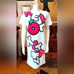 2015 Sanrio Hello Kitty short-sleeved one-piece cartoon dress, Size 38/8 NWOT